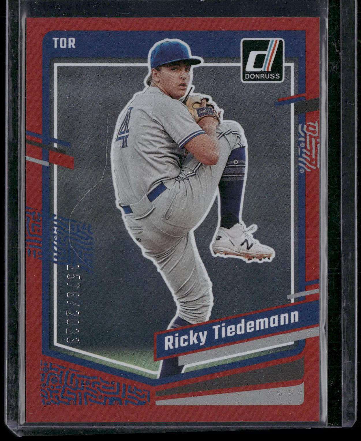2023 Donruss #119 Ricky Tiedemann Holo Red #/2023