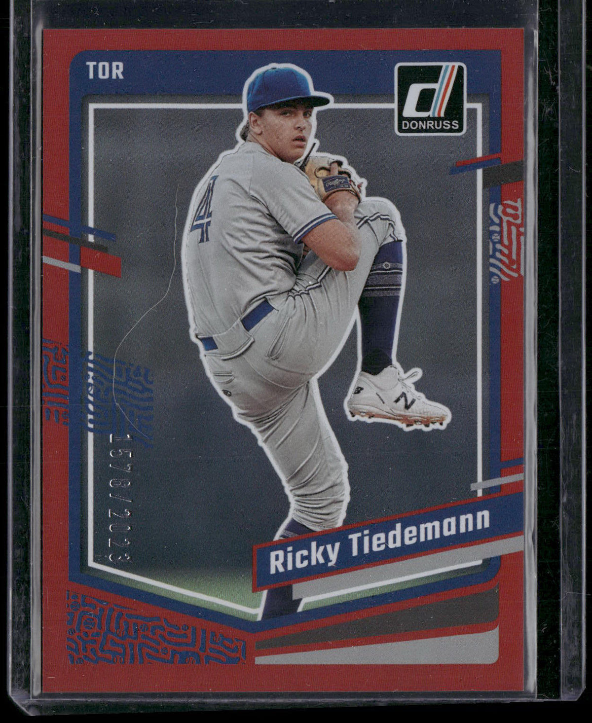 2023 Donruss #119 Ricky Tiedemann Holo Red #/2023