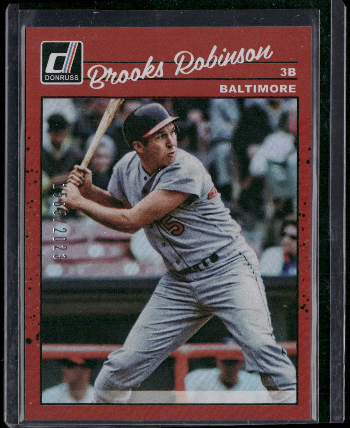 2023 Donruss #257 Brooks Robinson Holo Red #/2023