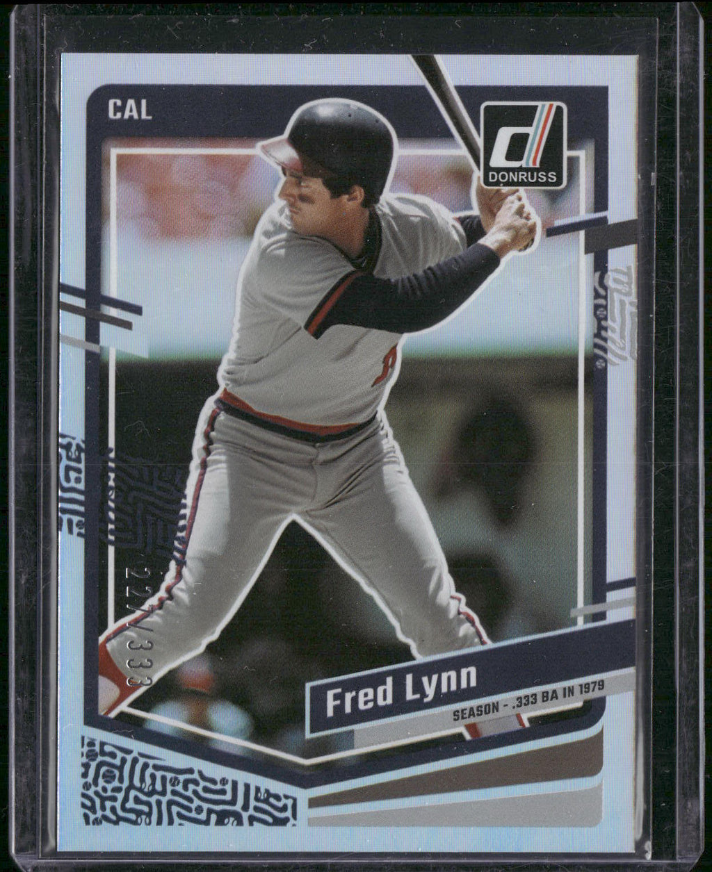 2023 Donruss #193 Fred Lynn Season Stat Line #/333