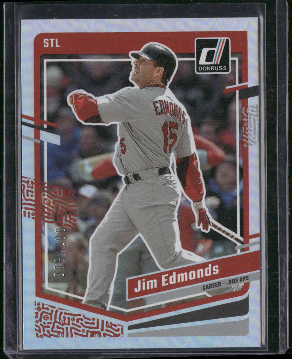2023 Donruss #111 Jim Edmonds Career Stat Line #/500