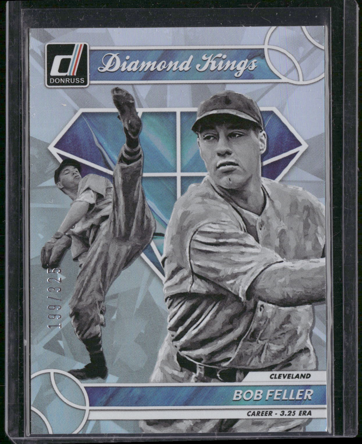 2023 Donruss #16 Bob Feller Career Stat Line #/325