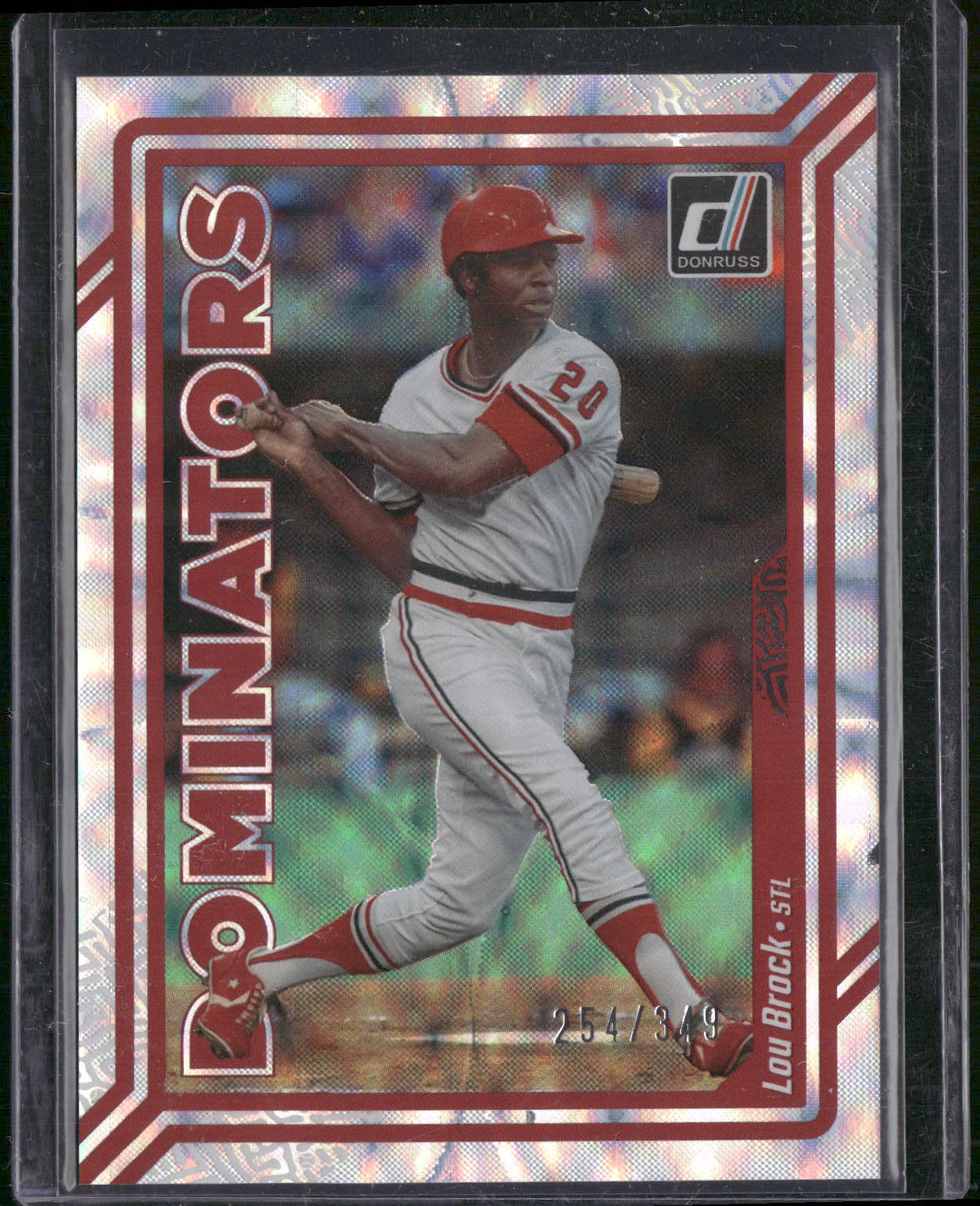 2023 Donruss #D7 Lou Brock Dominators Silver #/349