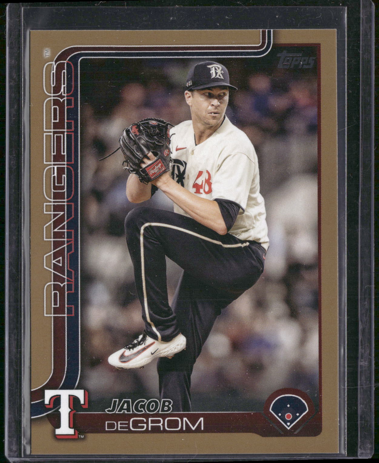 2025 Topps #208 Jacob deGrom Gold #/2025