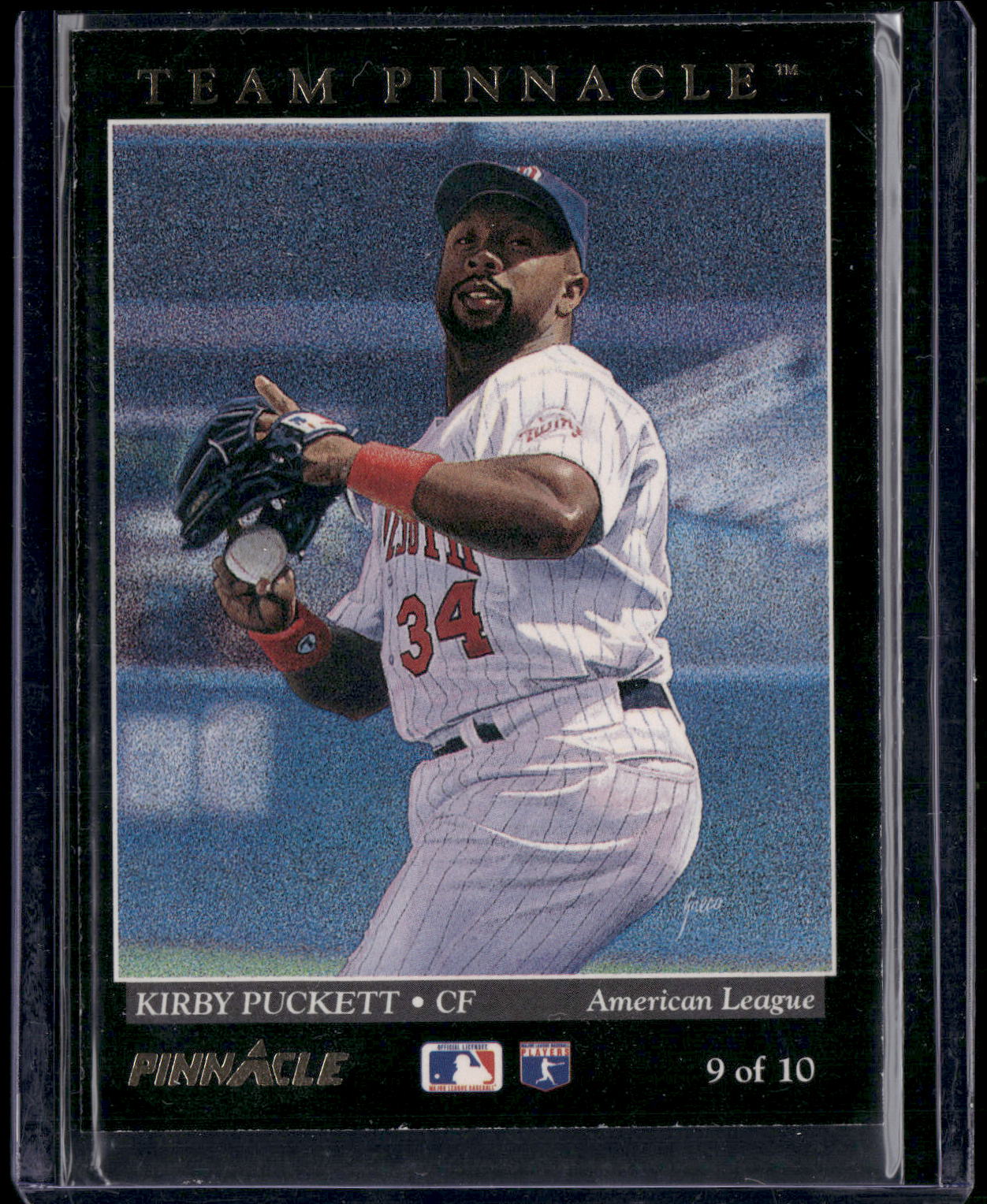 1993 Pinnacle #9 Kirby Puckett / Andy Van Slyke Team Pinnacle