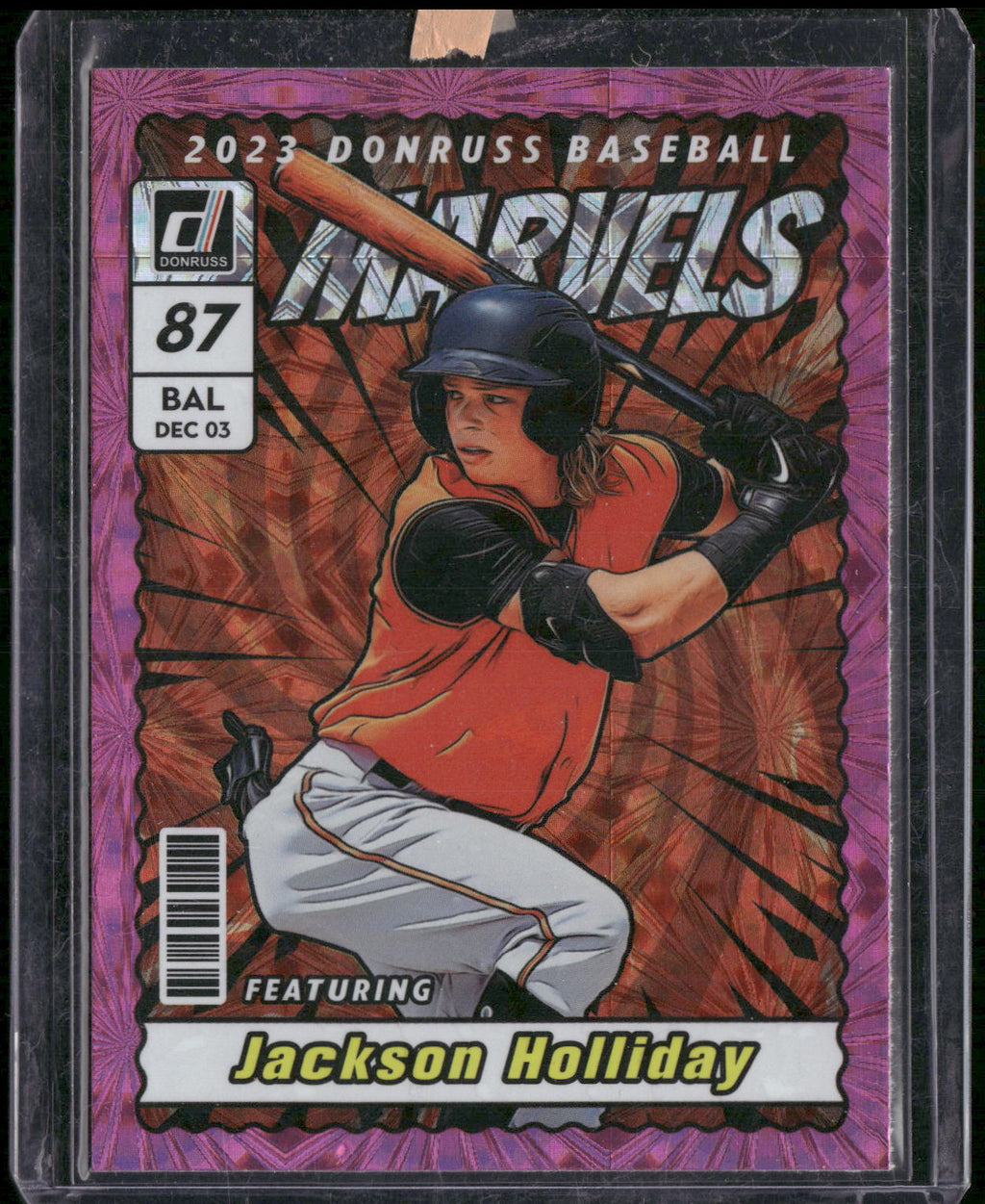 2023 Donruss #M3 Jackson Holliday Marvels Pink Fireworks