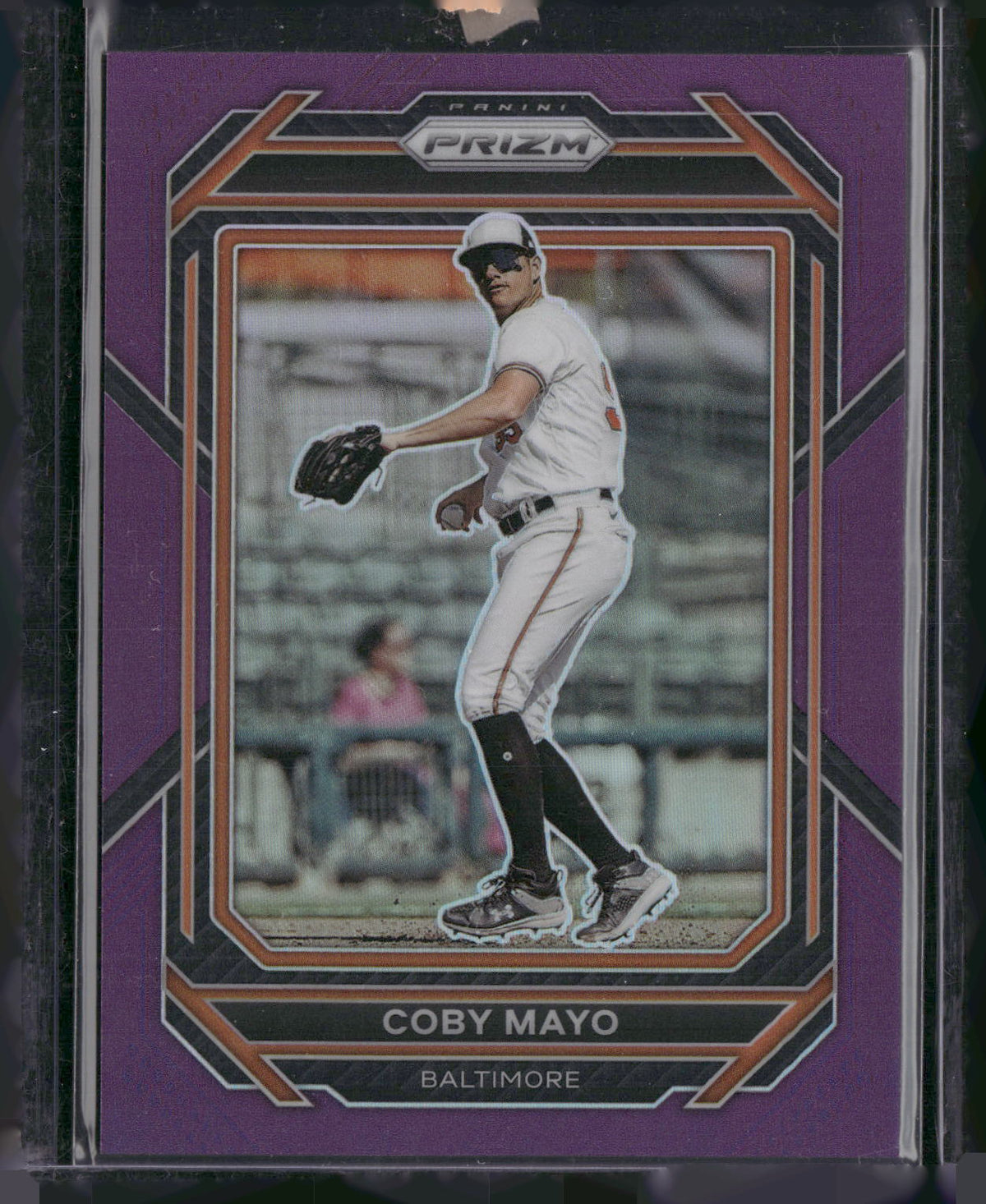 2023 Panini Prizm #163 Coby Mayo Purple Prizms #/99