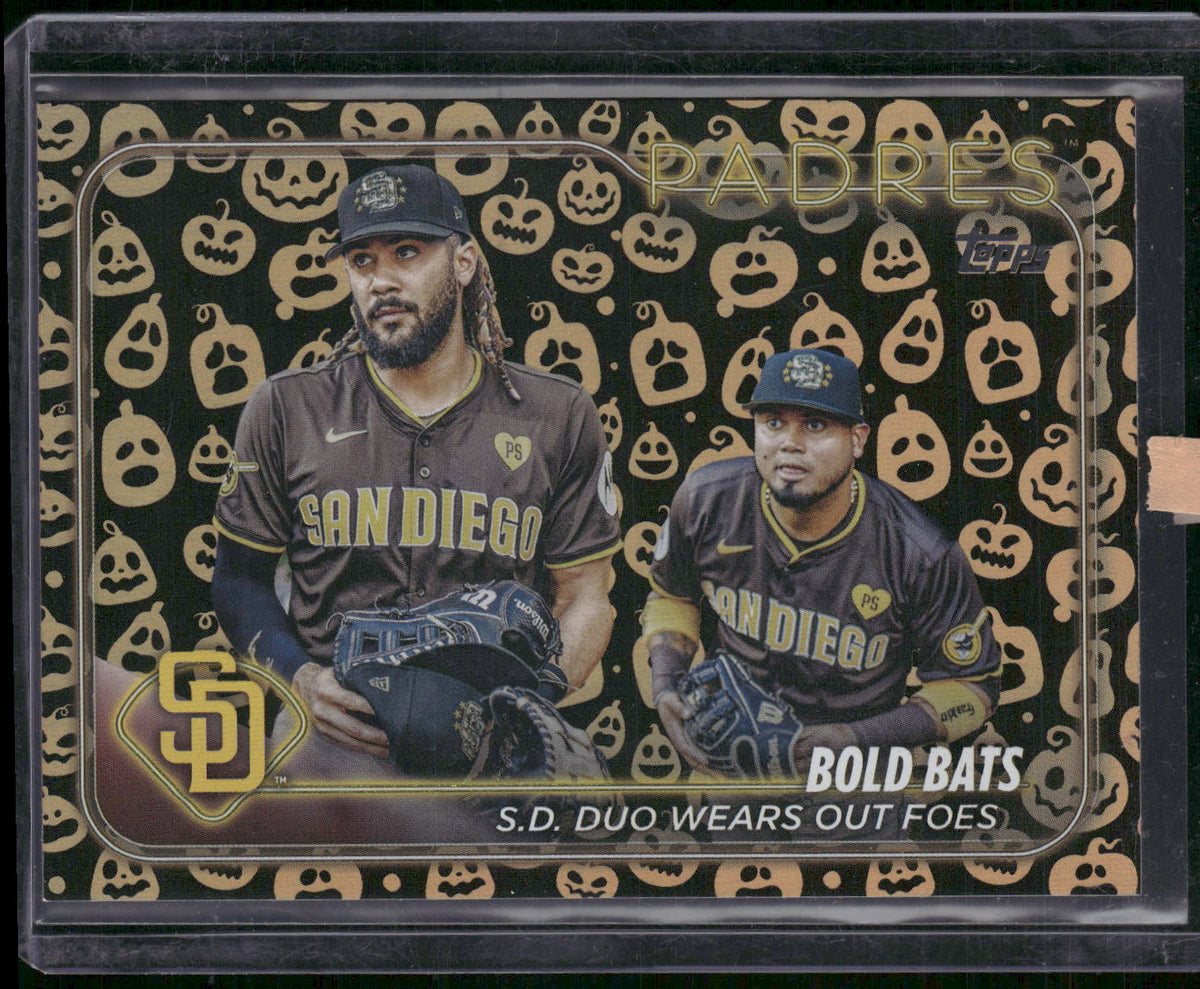 2024 Topps Update #US88 Fernando Tatis Jr. / Luis Arraez Holiday Jack O'Lanterns