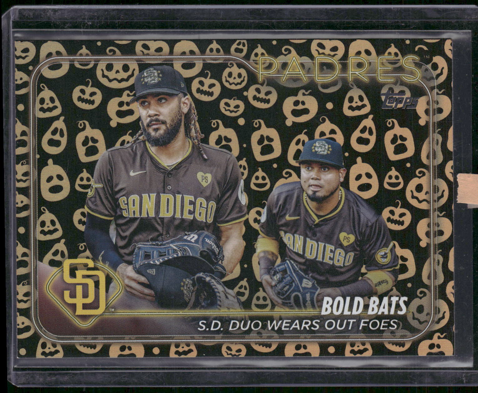 2024 Topps Update #US88 Fernando Tatis Jr. / Luis Arraez Holiday Jack O'Lanterns