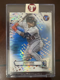 2023 Topps Pristine #105 Javier Báez Blue Refractor #/75
