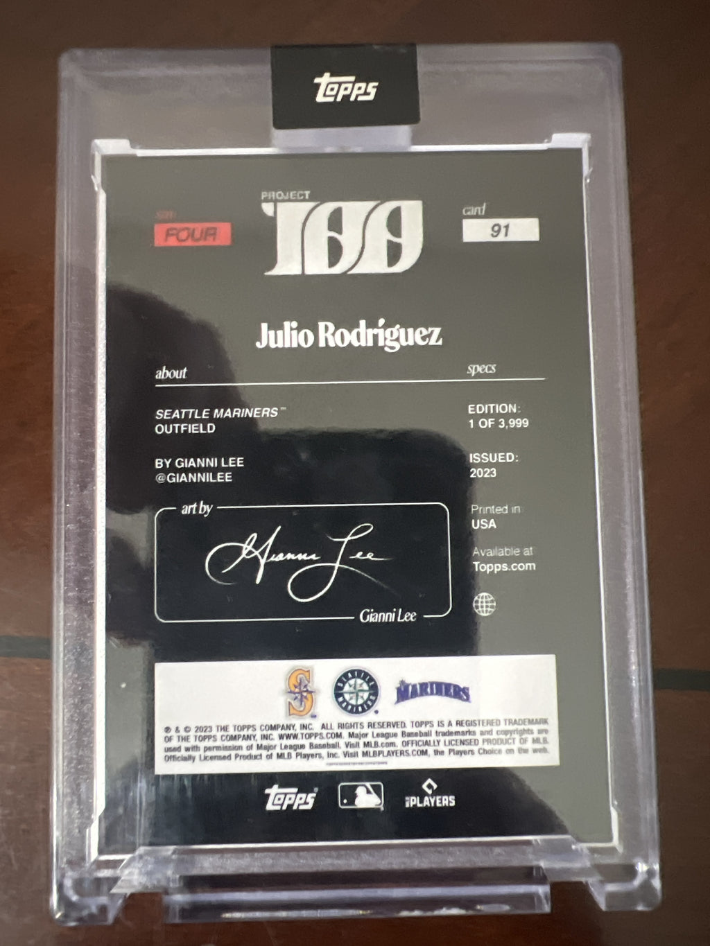 2022-23 Topps Project 100 #91 Julio Rodriguez