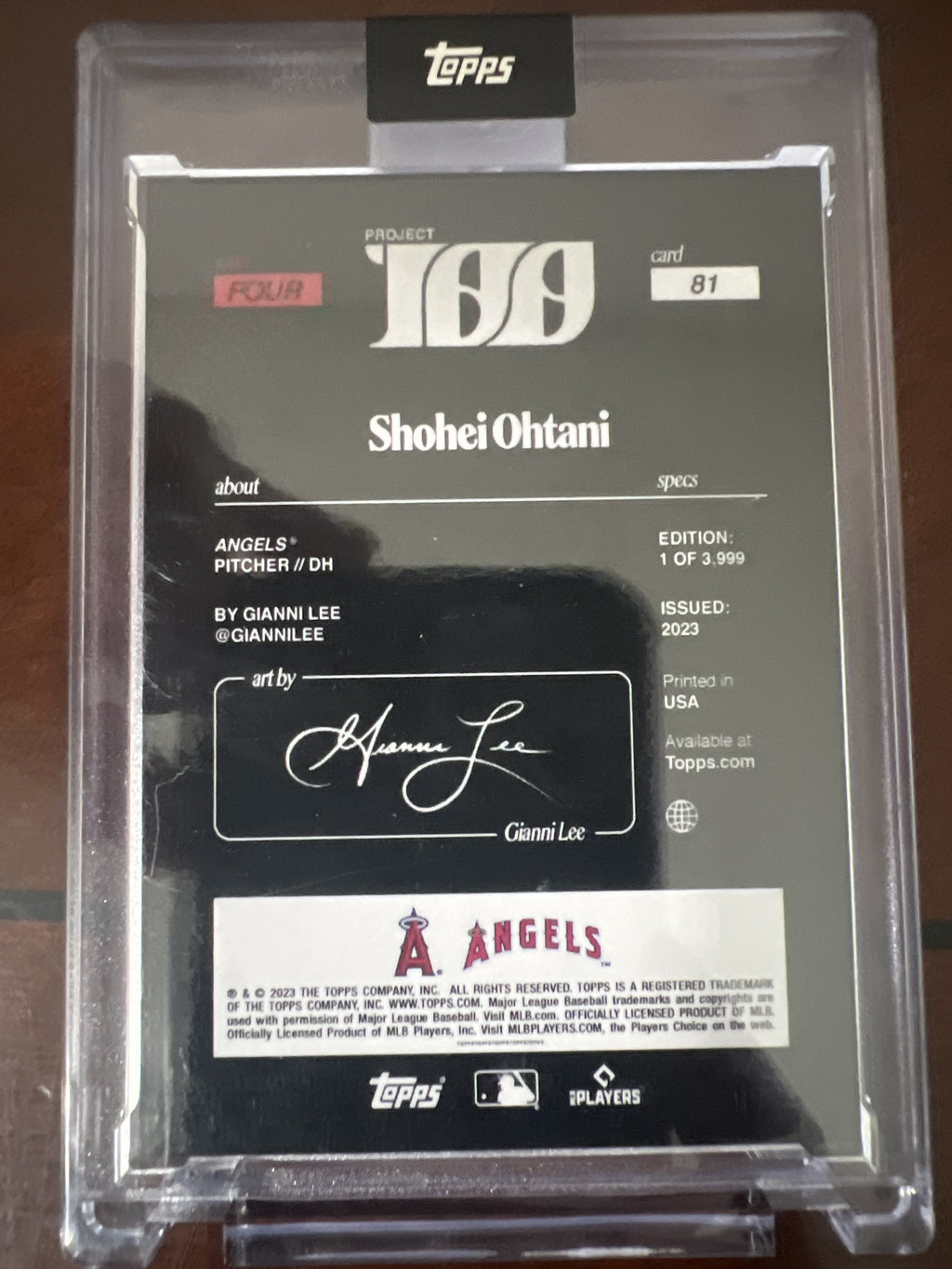 2022-23 Topps Project 100 #81 Shohei Ohtani