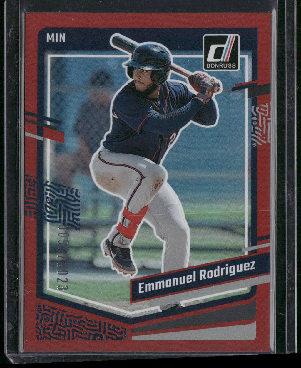 2023 Donruss #137 Emmanuel Rodriguez Holo Red #/2023