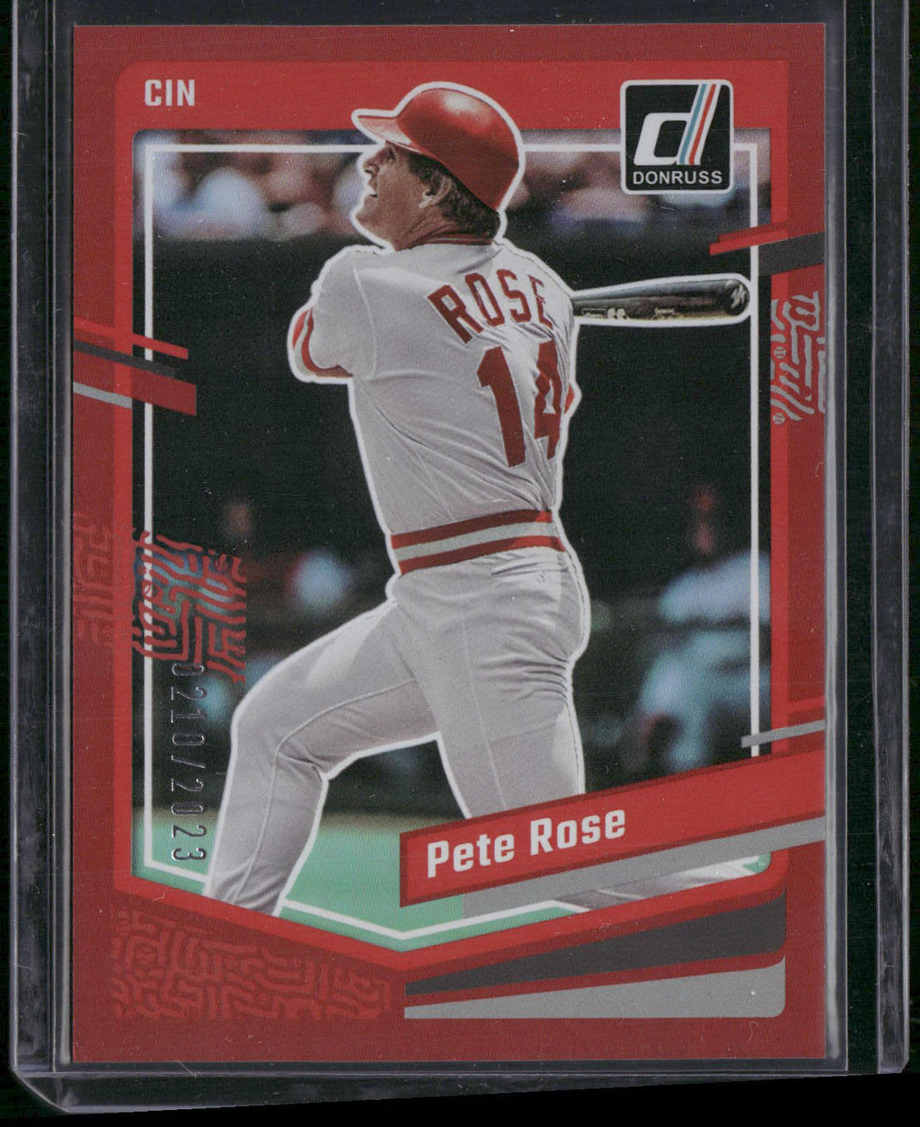 2023 Donruss #182 Pete Rose Holo Red #/2023
