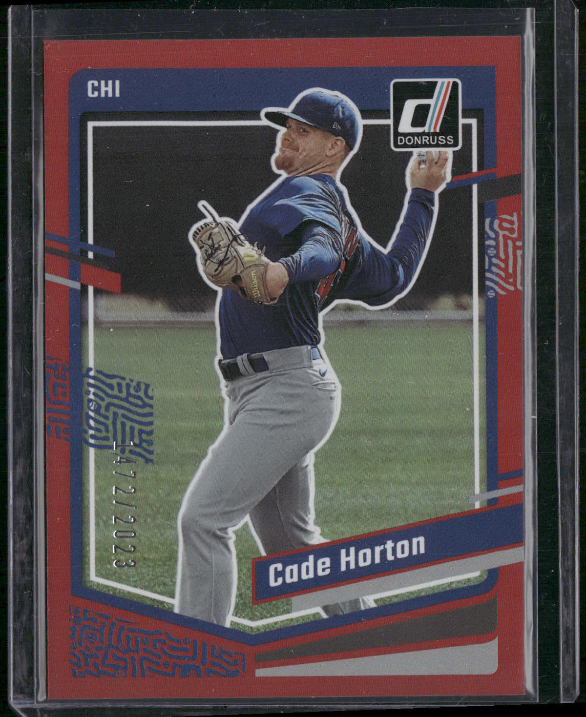 2023 Donruss #125 Cade Horton Holo Red #/2023