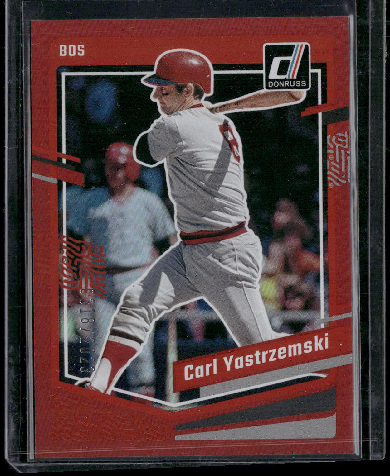 2023 Donruss #176 Carl Yastrzemski Holo Red #/2023