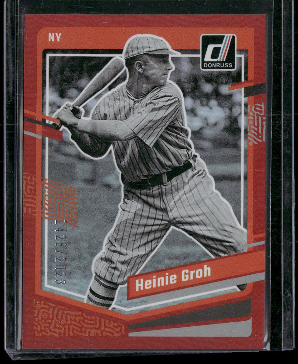 2023 Donruss #169 Heinie Groh Holo Red #/2023