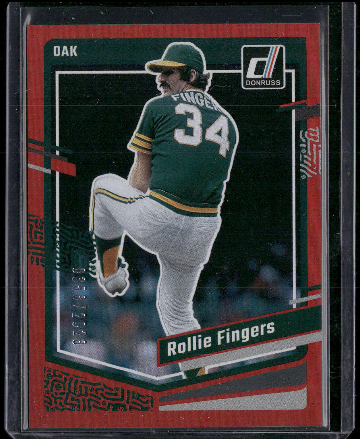 2023 Donruss #224 Rollie Fingers Holo Red #/2023