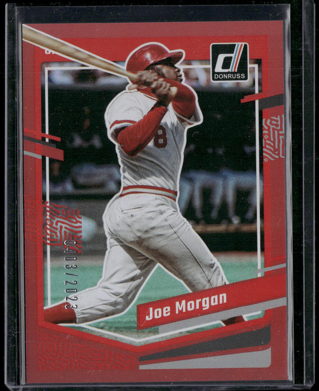 2023 Donruss #219 Joe Morgan Holo Red #/2023