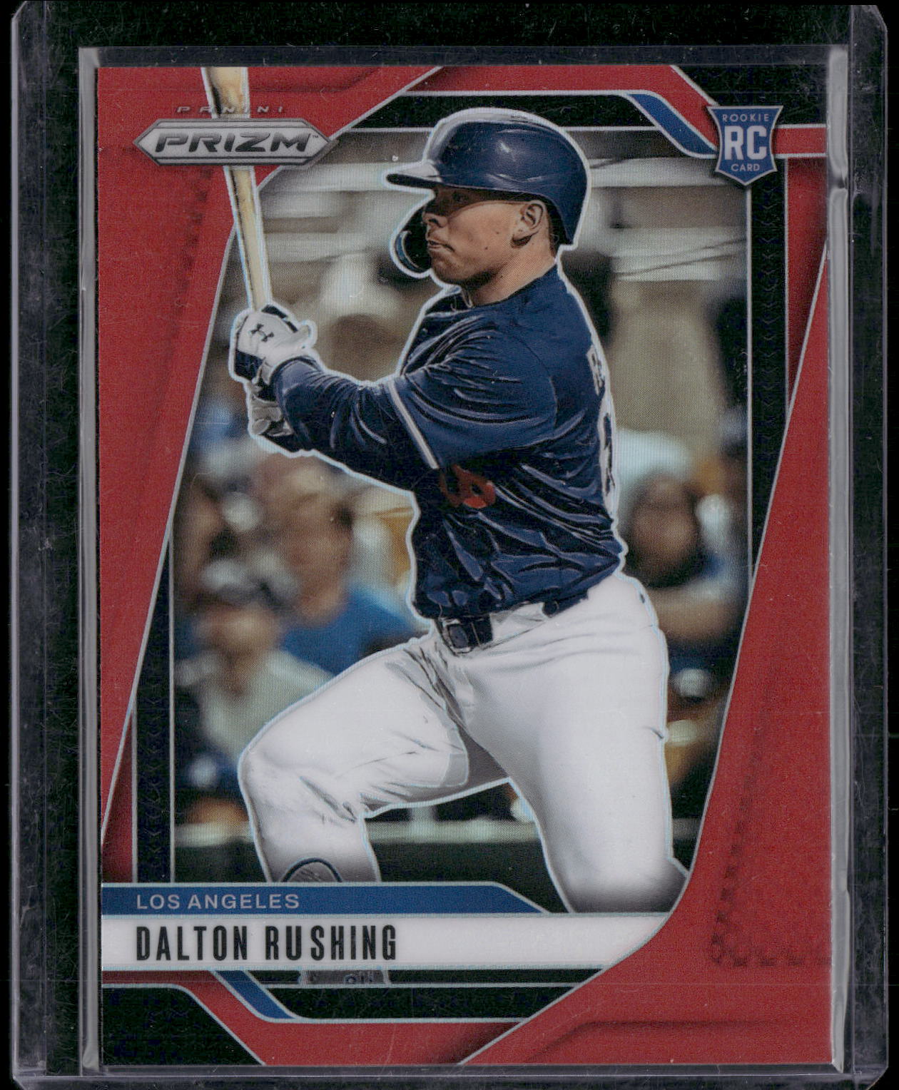 2025 Panini Prizm #291 Dalton Rushing Red Prizms #/299