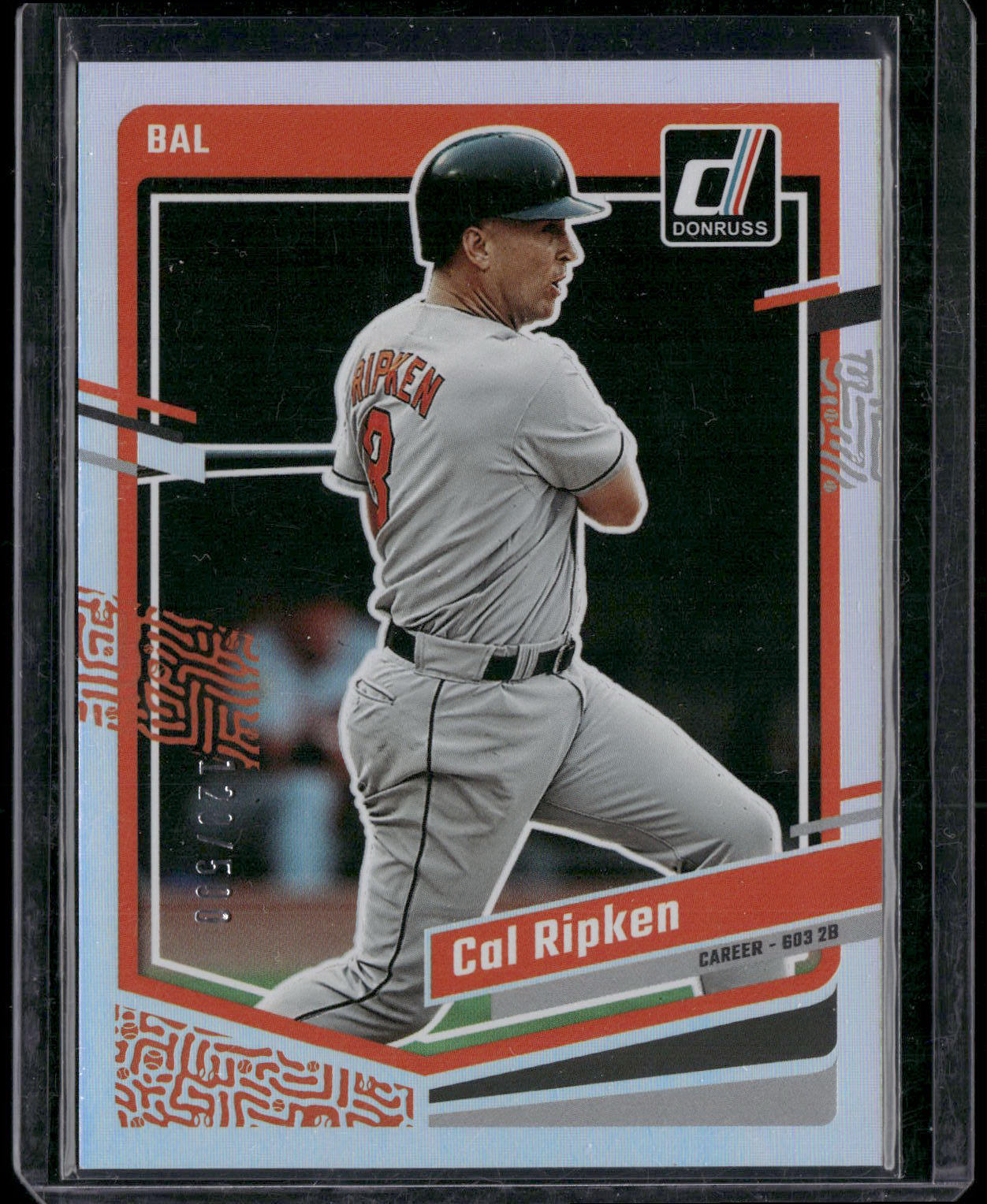 2023 Donruss #155 Cal Ripken Career Stat Line #/500