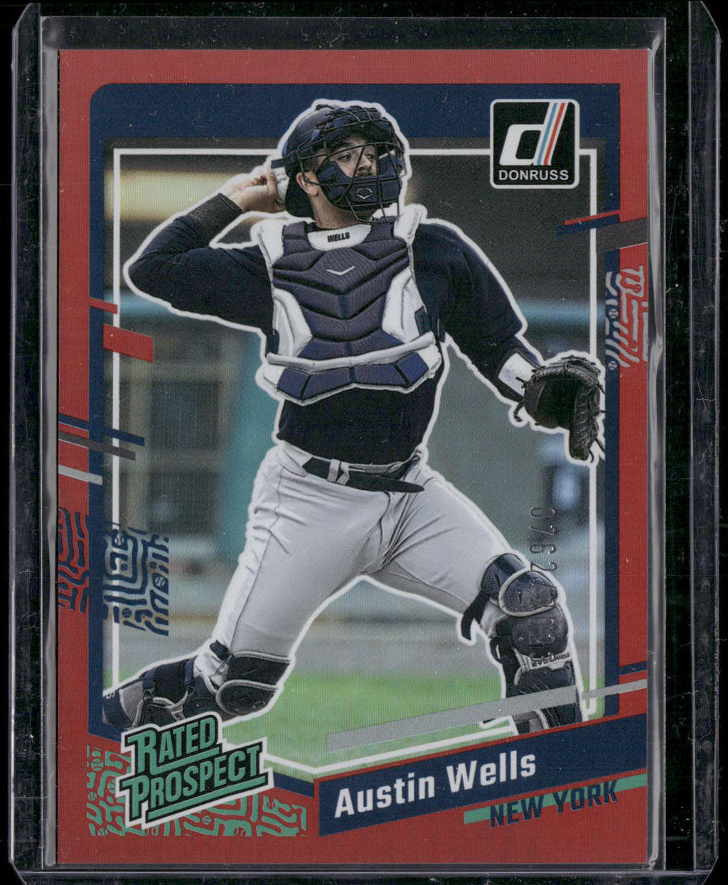 2023 Donruss #83 Austin Wells Holo Red #/2023