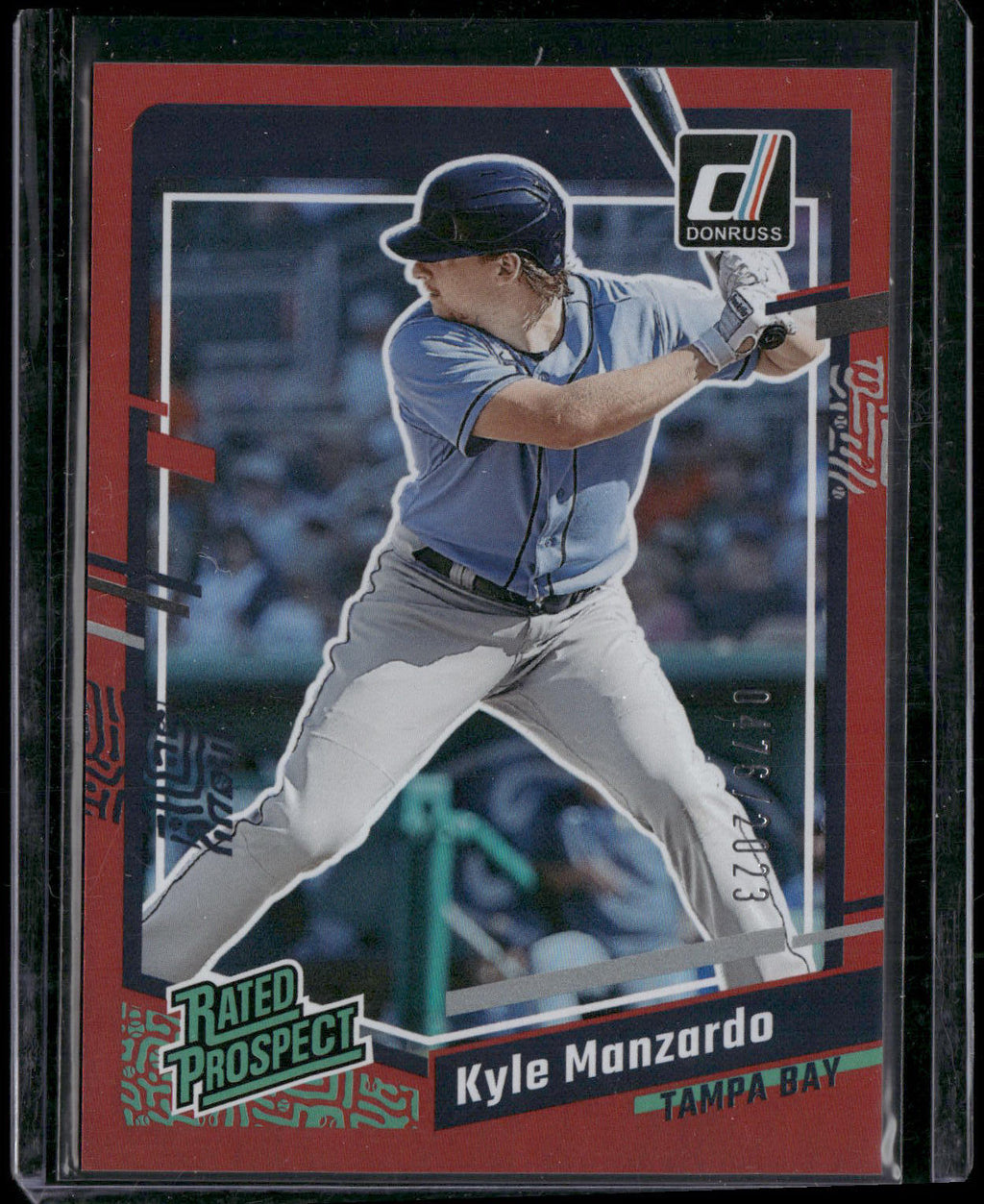 2023 Donruss #90 Kyle Manzardo Holo Red #/2023