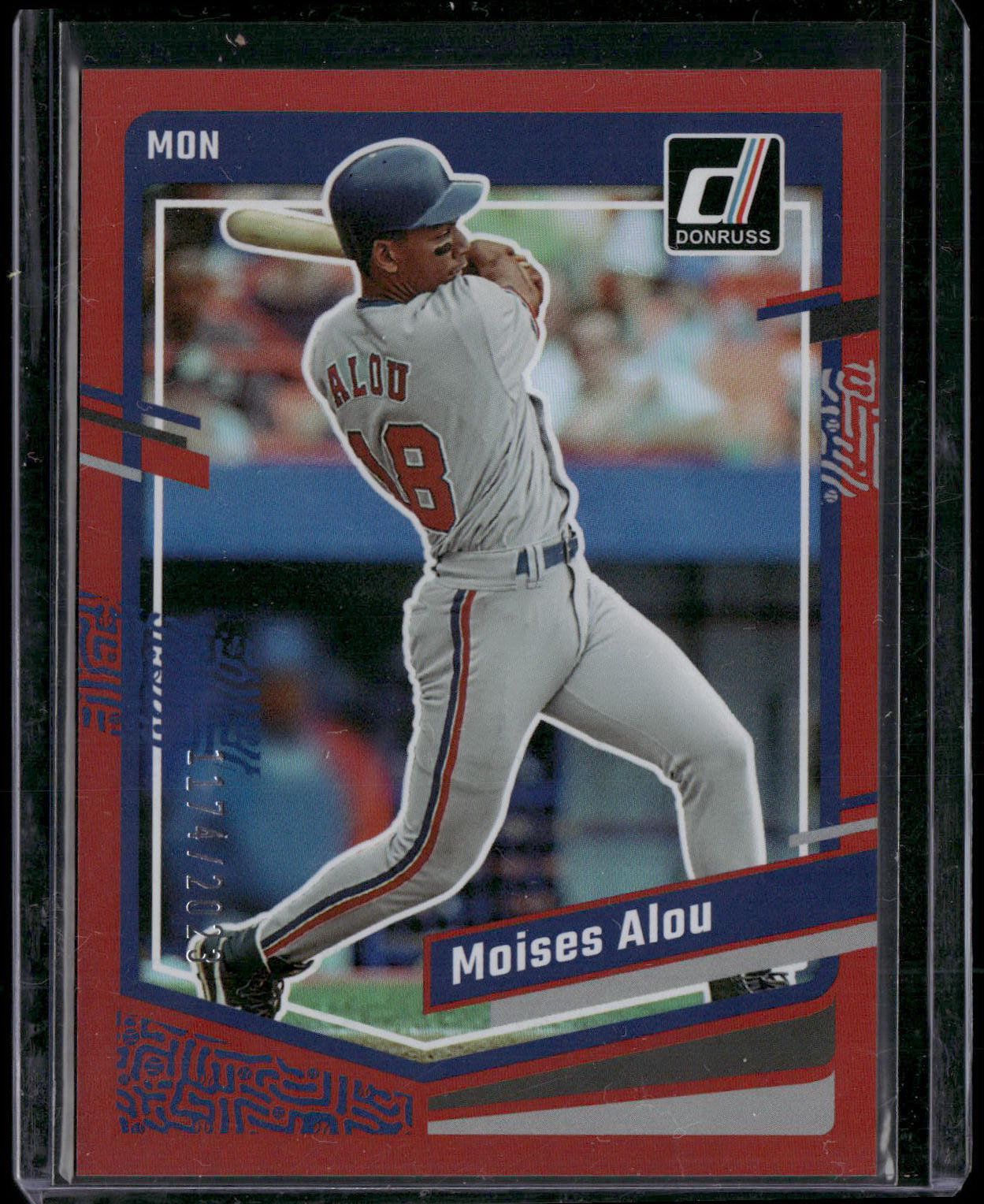 2023 Donruss #152 Moises Alou Holo Red #/2023