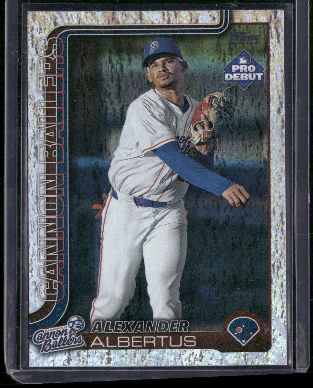 2025 Topps Pro Debut #PD-36 Alexander Albertus Sparkle Foil #/175
