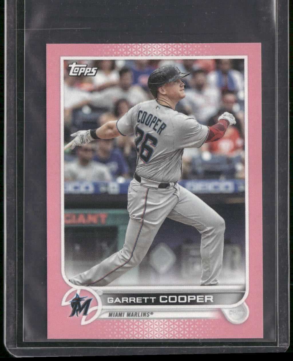 2022 Topps Mini #US271 Garrett Cooper Pink #/25