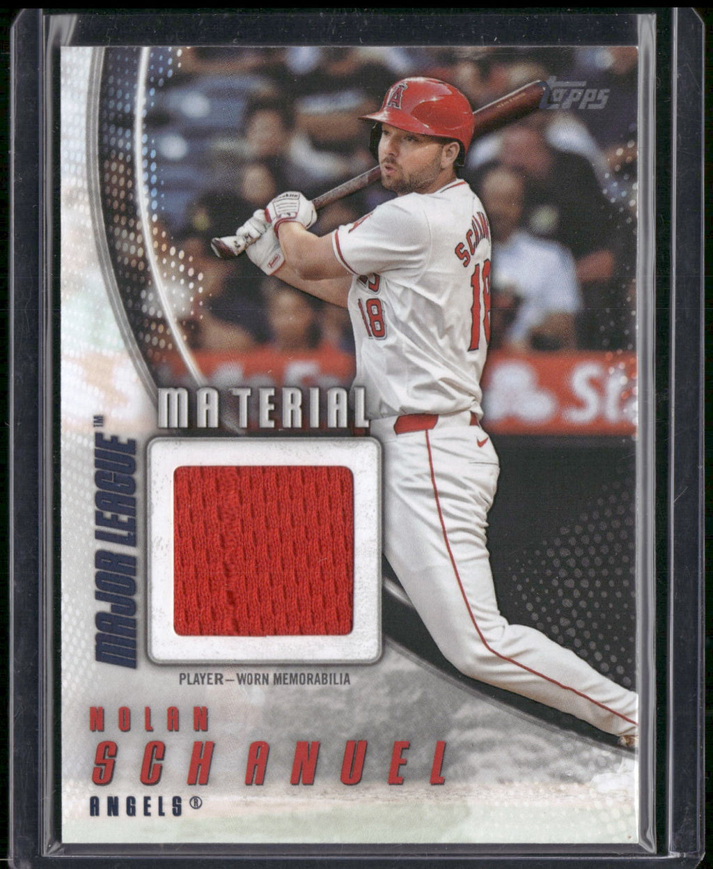 2025 Topps #MLM-NS Nolan Schanuel Major League Material Relics (Series One)