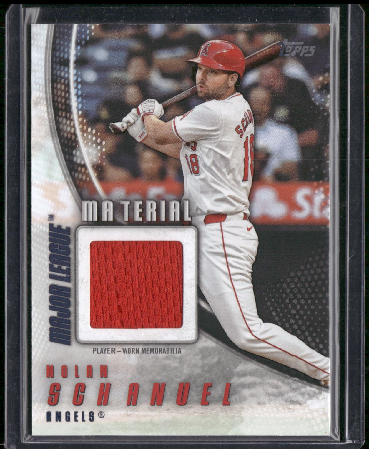 2025 Topps #MLM-NS Nolan Schanuel Major League Material Relics (Series One)