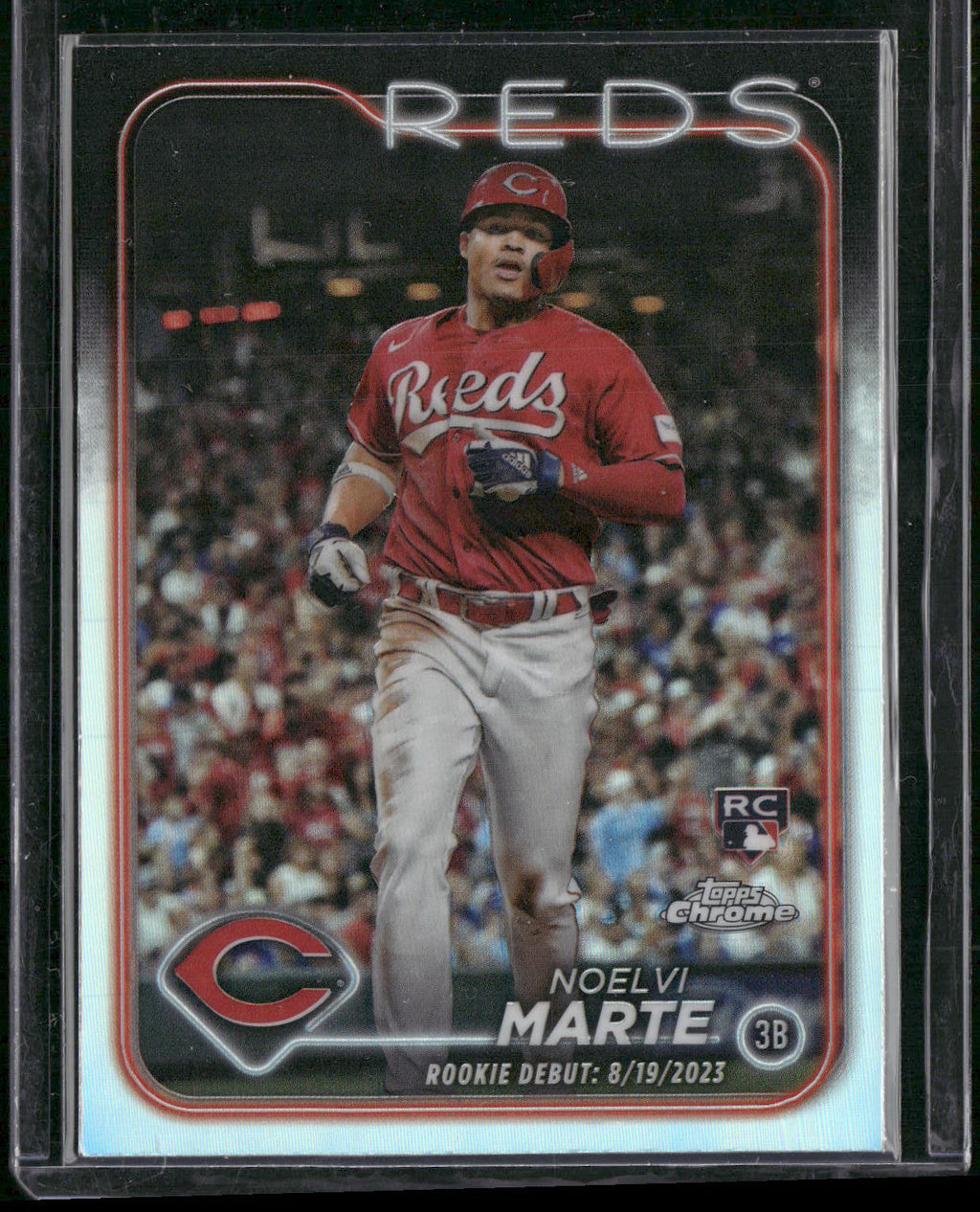 2024 Topps Chrome Update #USC91 Noelvi Marte Refractors