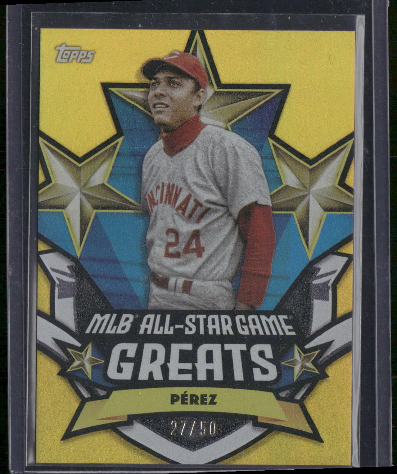 2025 Topps All-Star Game #ASGG-35 Tony Perez All-Star Game Greats Gold #/50