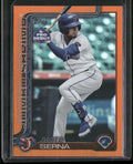 2025 Topps Pro Debut #PDC-121 Jared Serna Chrome Orange Refractor #/25