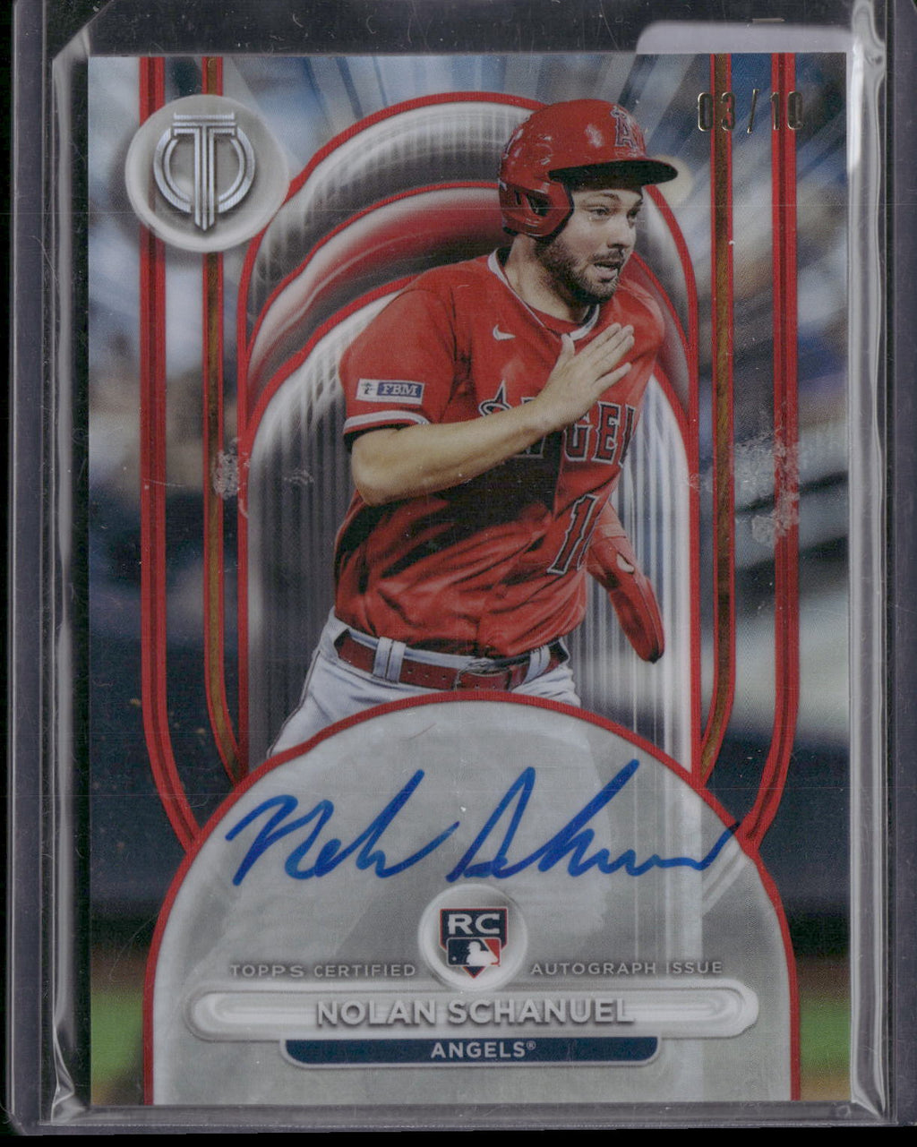 2024 Topps Tribute #LIA-SCH Nolan Schanuel Autographs Red #/10