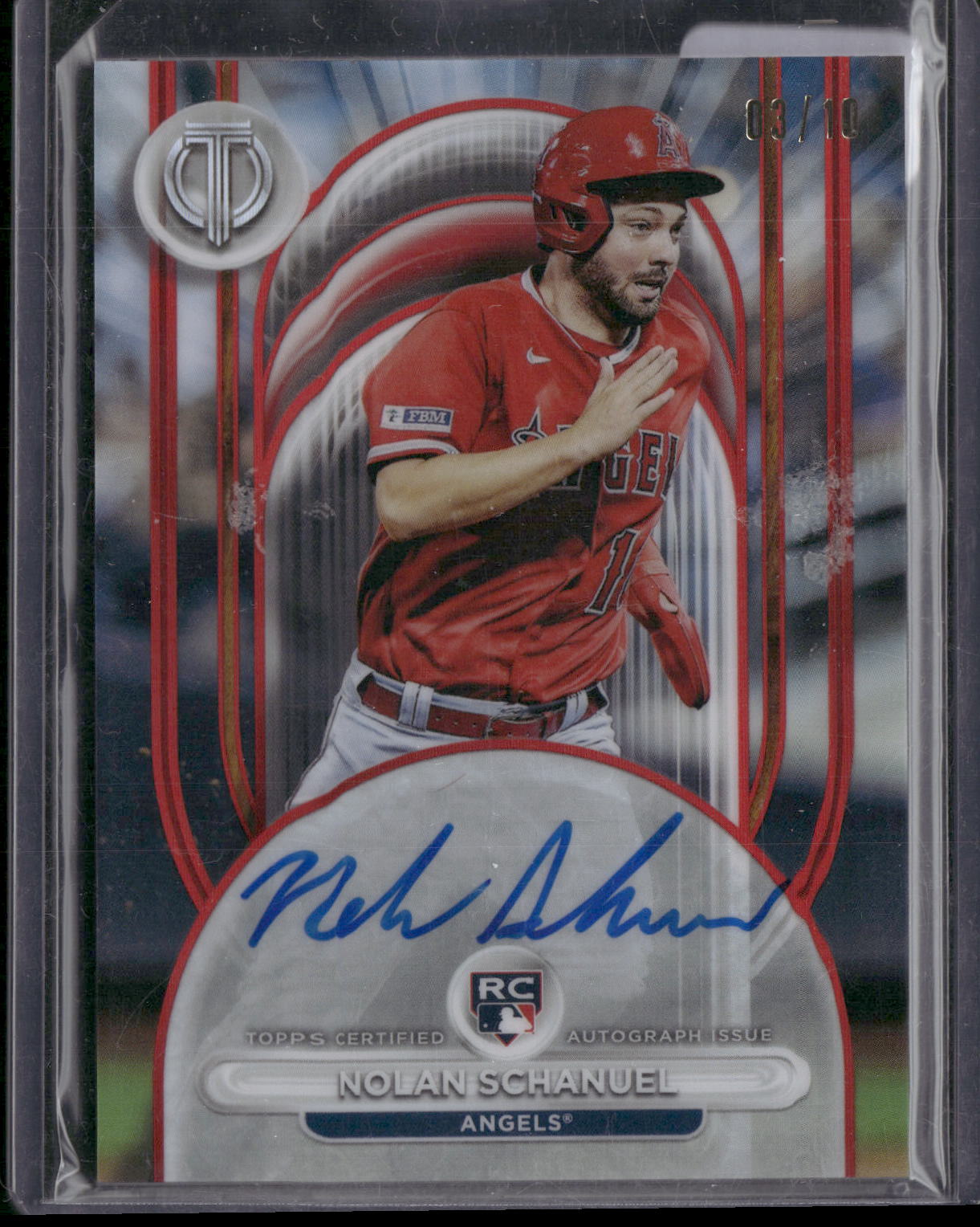2024 Topps Tribute #LIA-SCH Nolan Schanuel Autographs Red #/10
