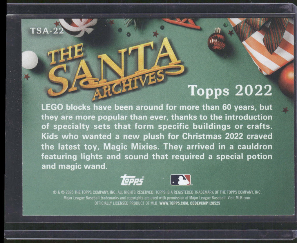 2025 Topps Holiday #TSA-22 Santa Claus The Santa Archives