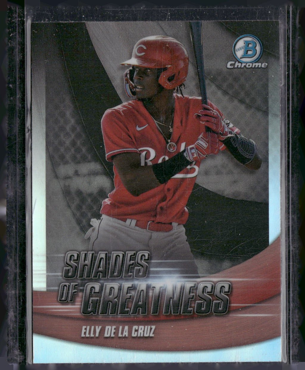 2022 Bowman Chrome #SG-30 Elly De LA Cruz Shades of Greatness