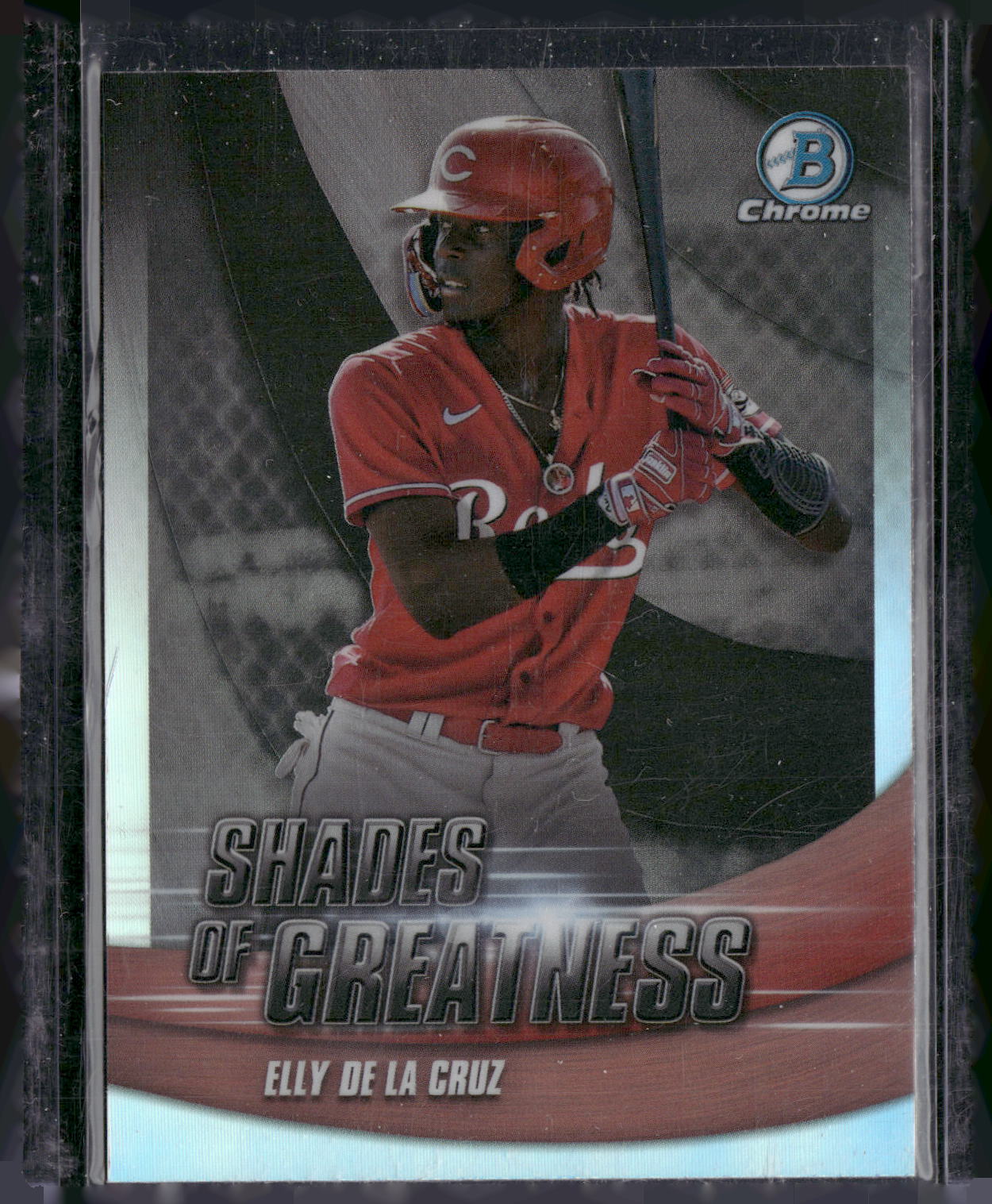 2022 Bowman Chrome #SG-30 Elly De LA Cruz Shades of Greatness