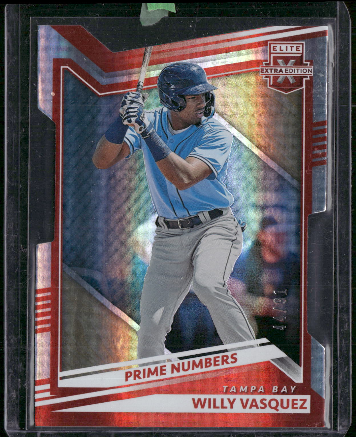 2022 Panini Elite Extra Edition #169 Willy Vasquez Prime Numbers A Die Cut #/91