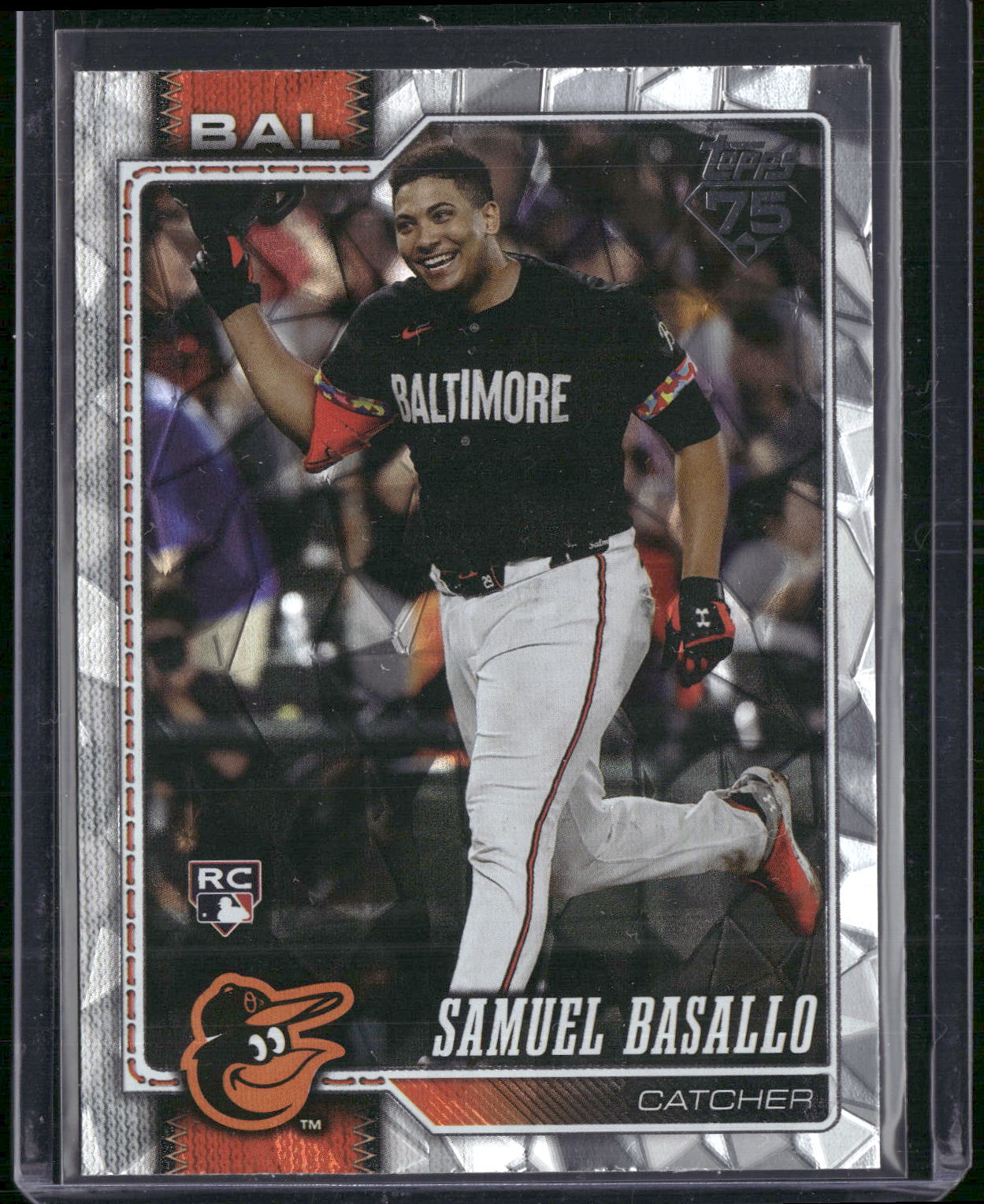 2026 Topps #104 Samuel Basallo Diamante Foil