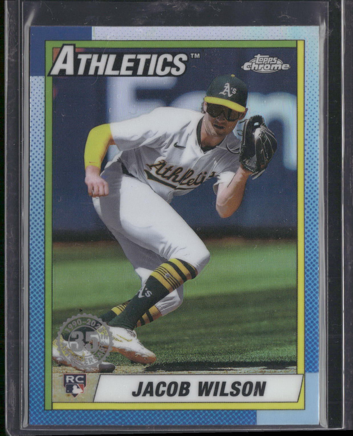 2025 Topps Chrome #90CB-18 Jacob Wilson 1990 Topps Baseball 35th Anniversary