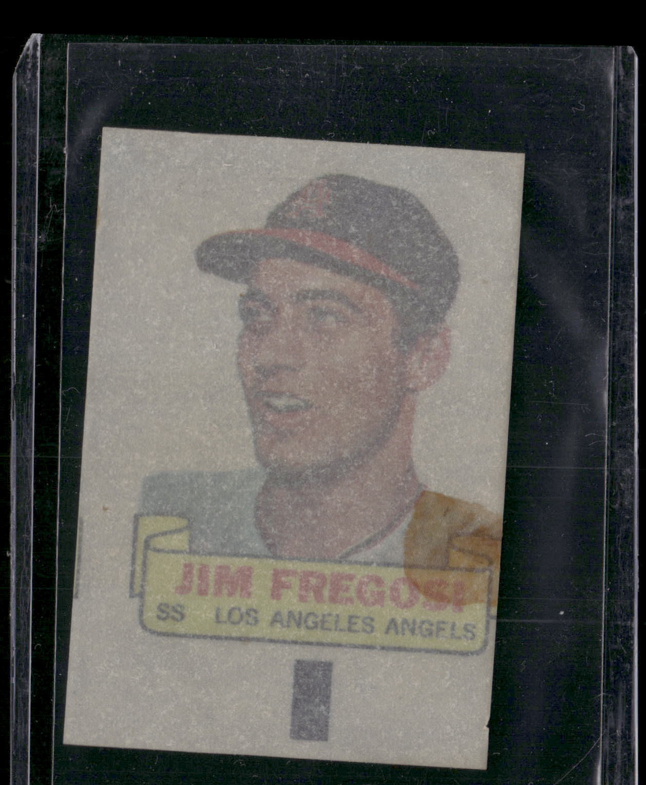 1966 Topps #NNO Jim Fregosi Rub-Offs Rub-On Tattoo
