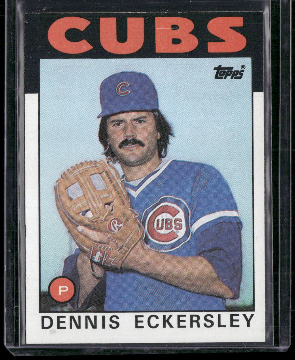 1986 Topps #538 Dennis Eckersley