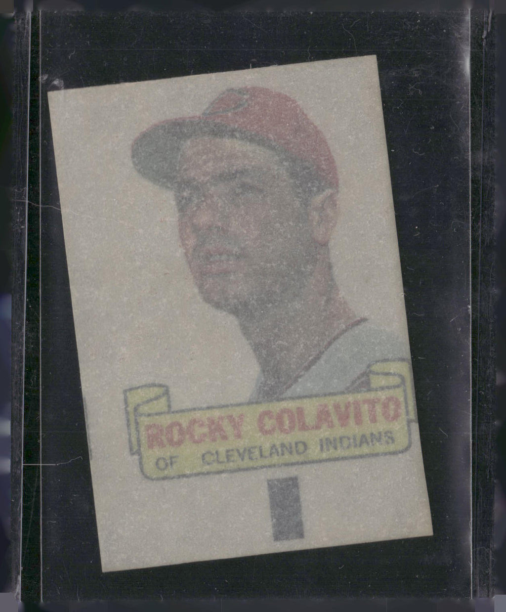 1966 Topps #NNO Rocky Colavito Rub-Offs