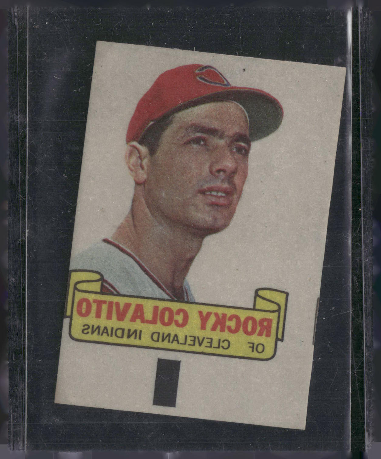 1966 Topps #NNO Rocky Colavito Rub-Offs