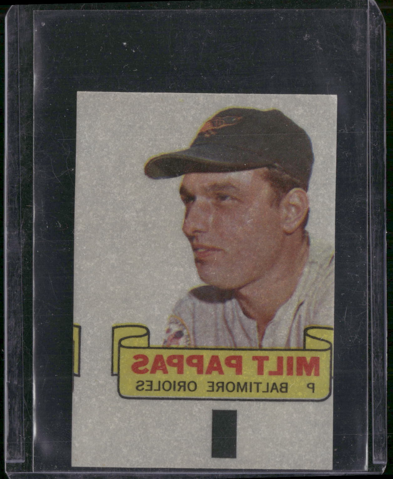 1966 Topps #NNO Milt Pappas Rub-Offs