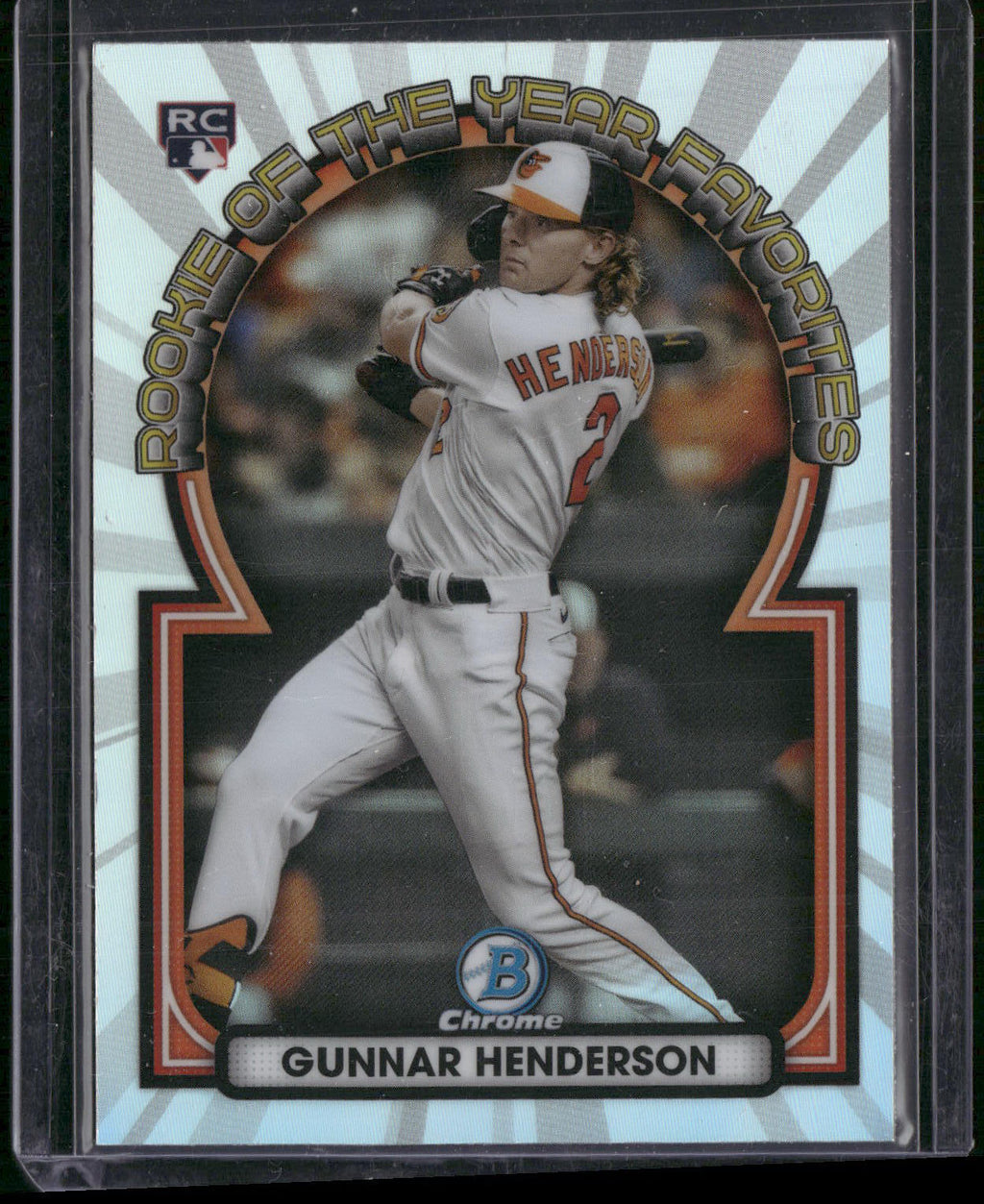 2023 Bowman #ROYF-15 Gunnar Henderson Rookie of the Year Favorites