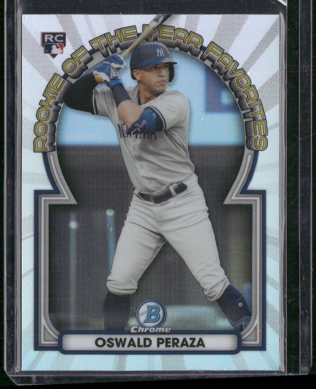 2023 Bowman #ROYF-13 Oswald Peraza Rookie of the Year Favorites